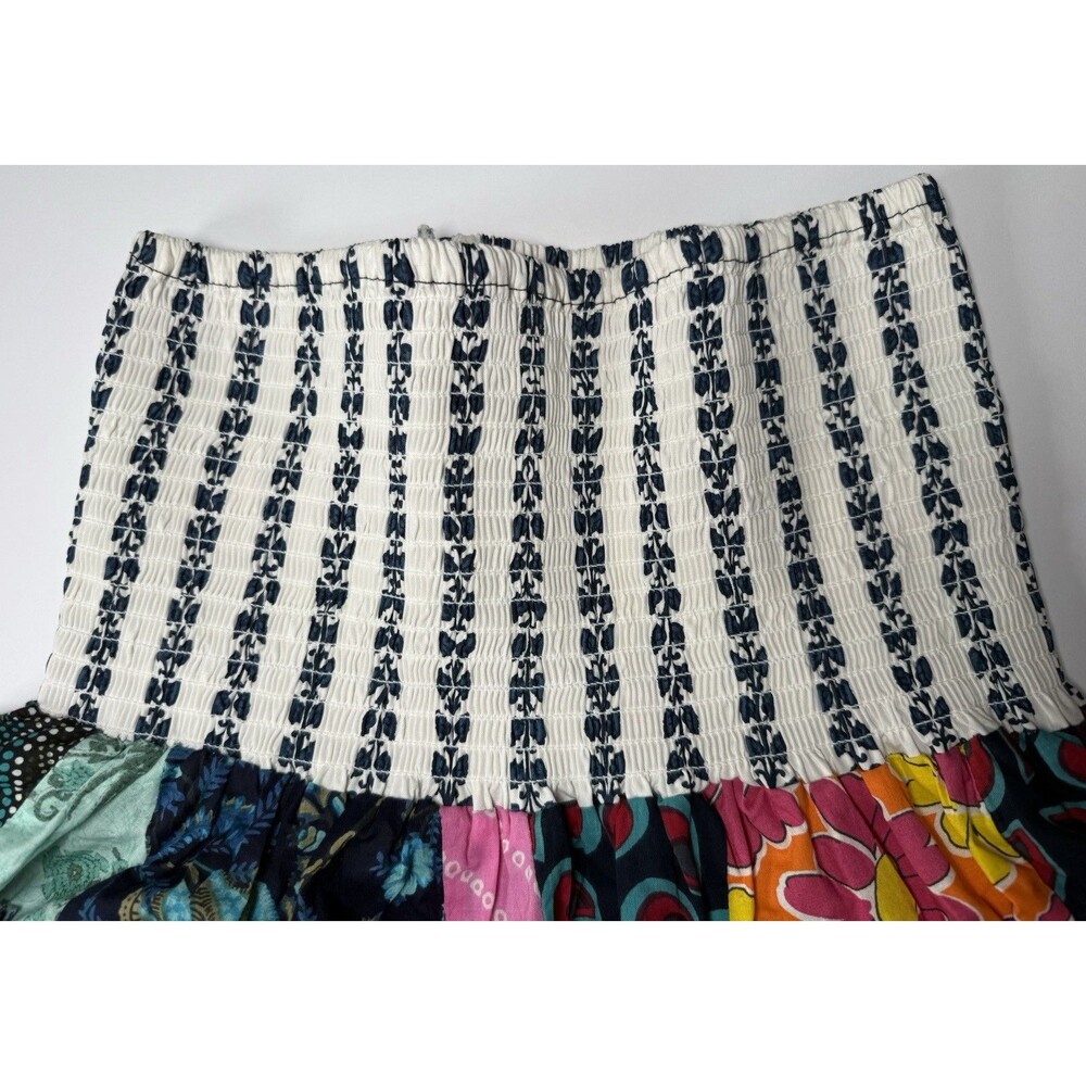 Ashley Taylor Patchwork Balloon Pants One Size Multicolor Pockets Made in India - Picture 10 of 11